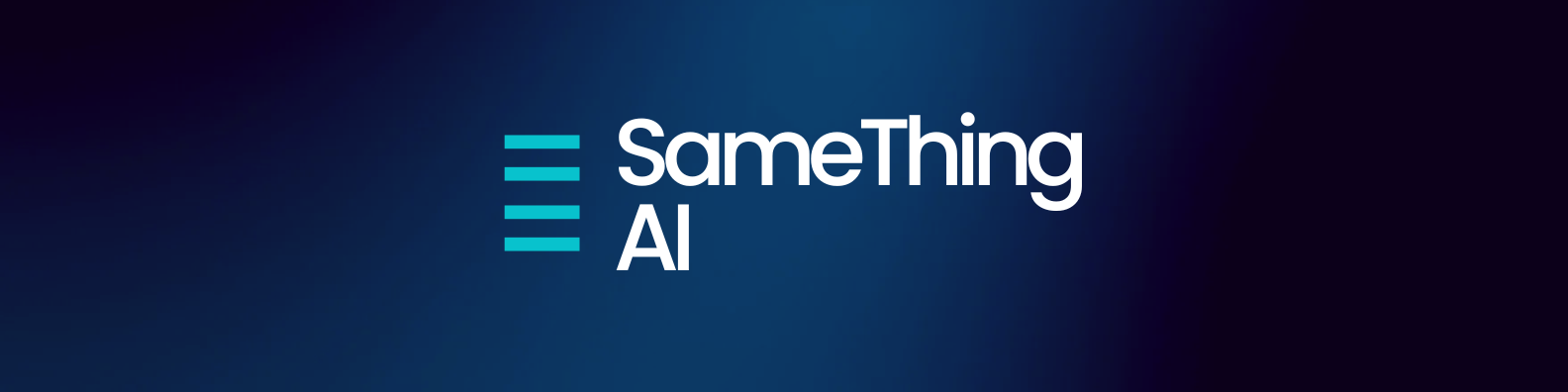 SameThing.AI LinkedIn Banner